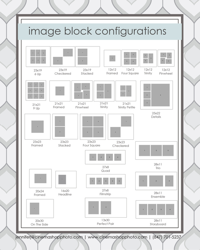 image block configurations